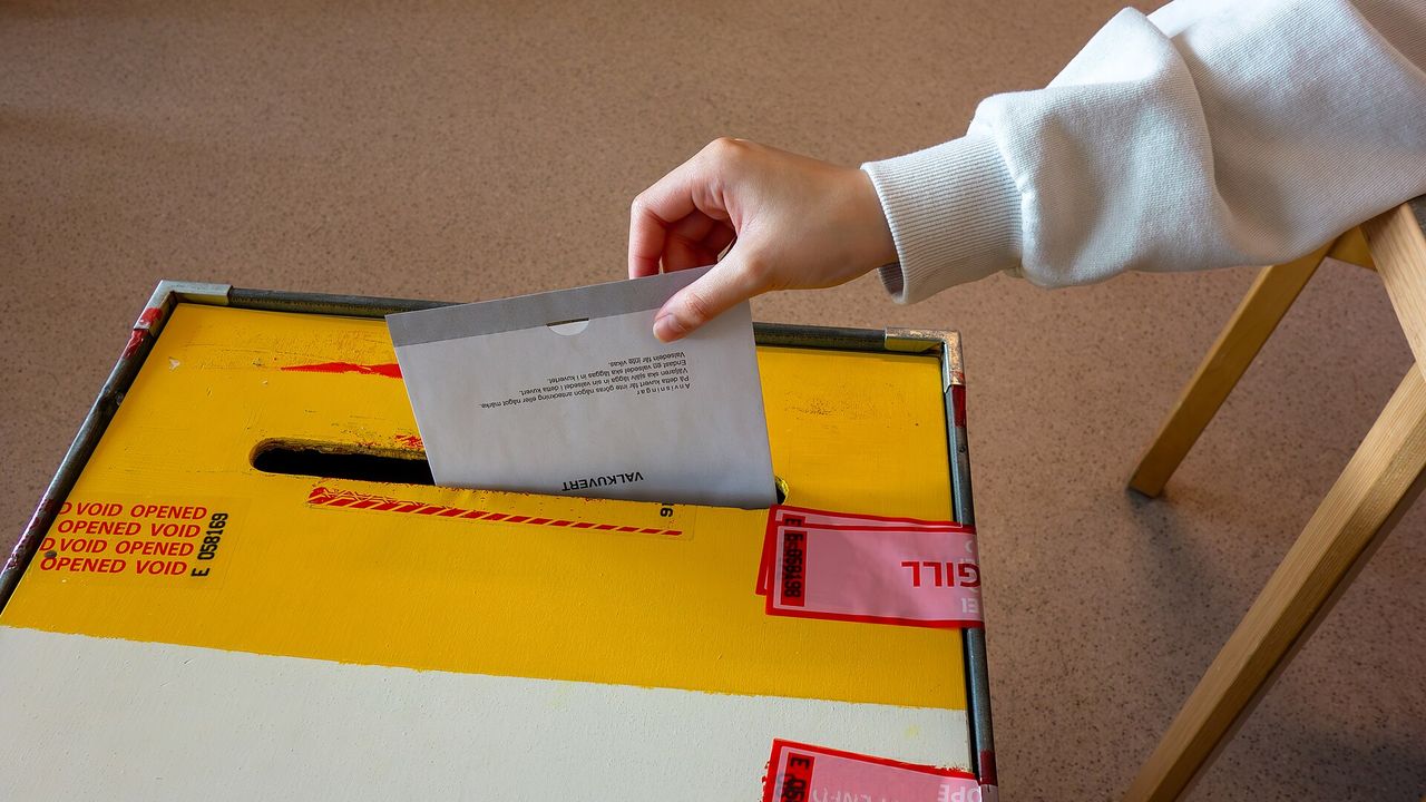 ballot（选票投入票箱实景）