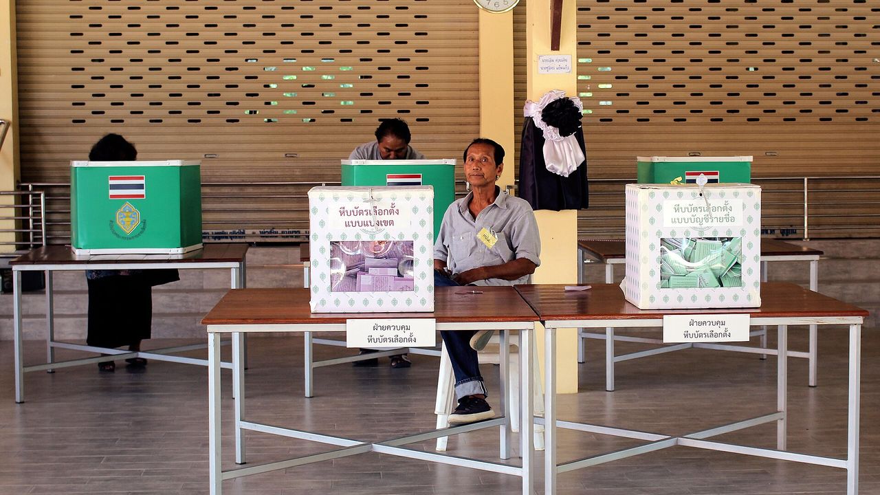 ballot(票箱内可见选票实景)