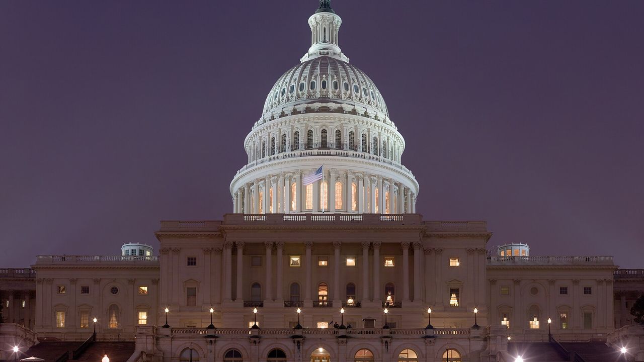 capitol（美國國會大廈實景夜景）