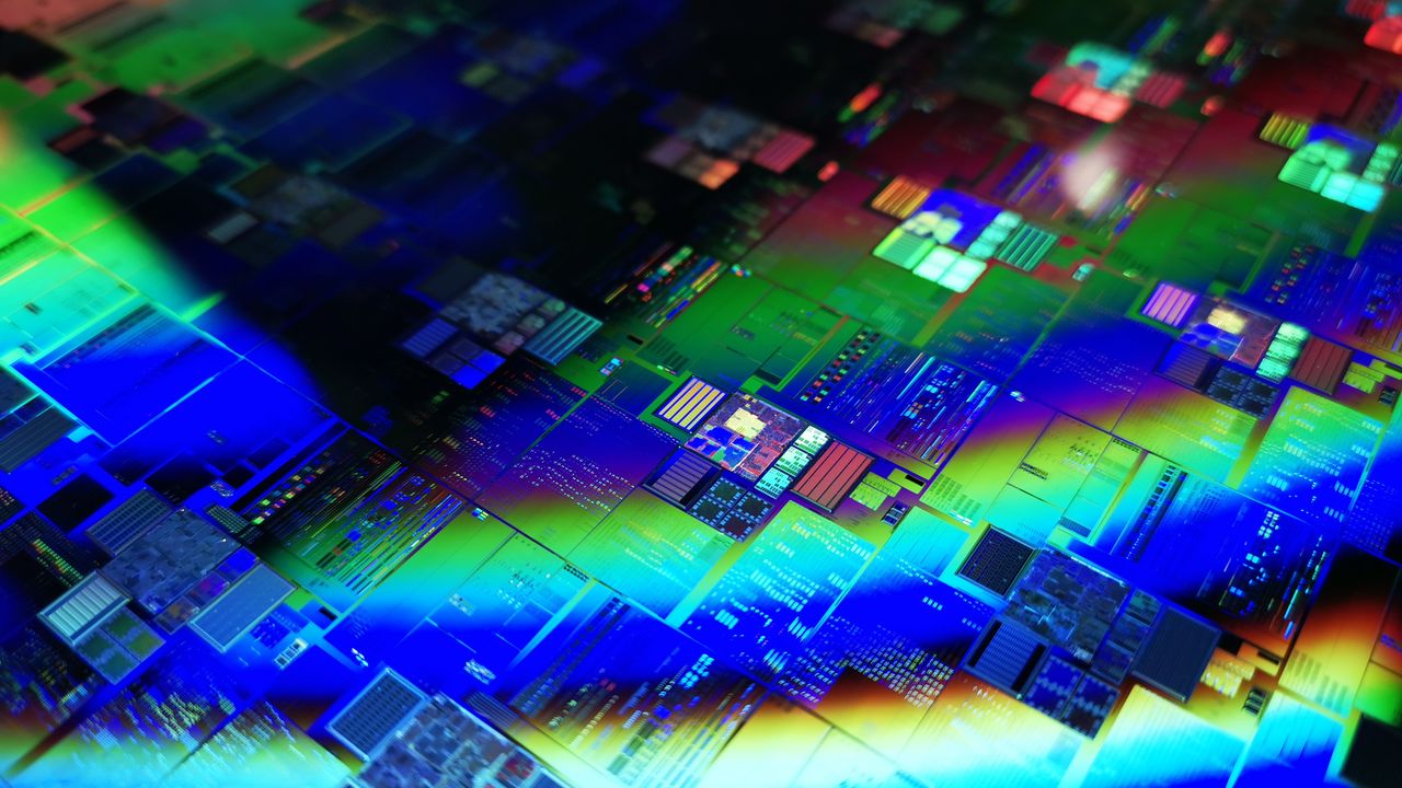 chip(晶圆芯片特写实景)
