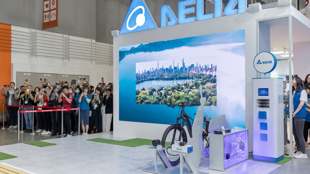 台達電於 COMPUTEX 台北國際電腦展的攤位