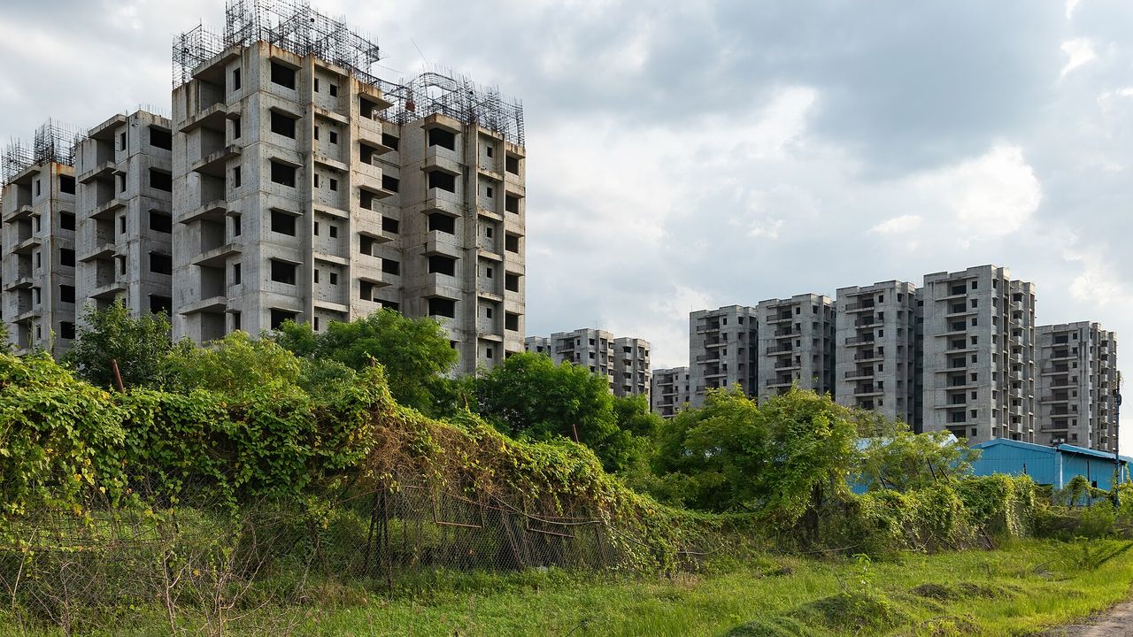 興建中的住宅大樓