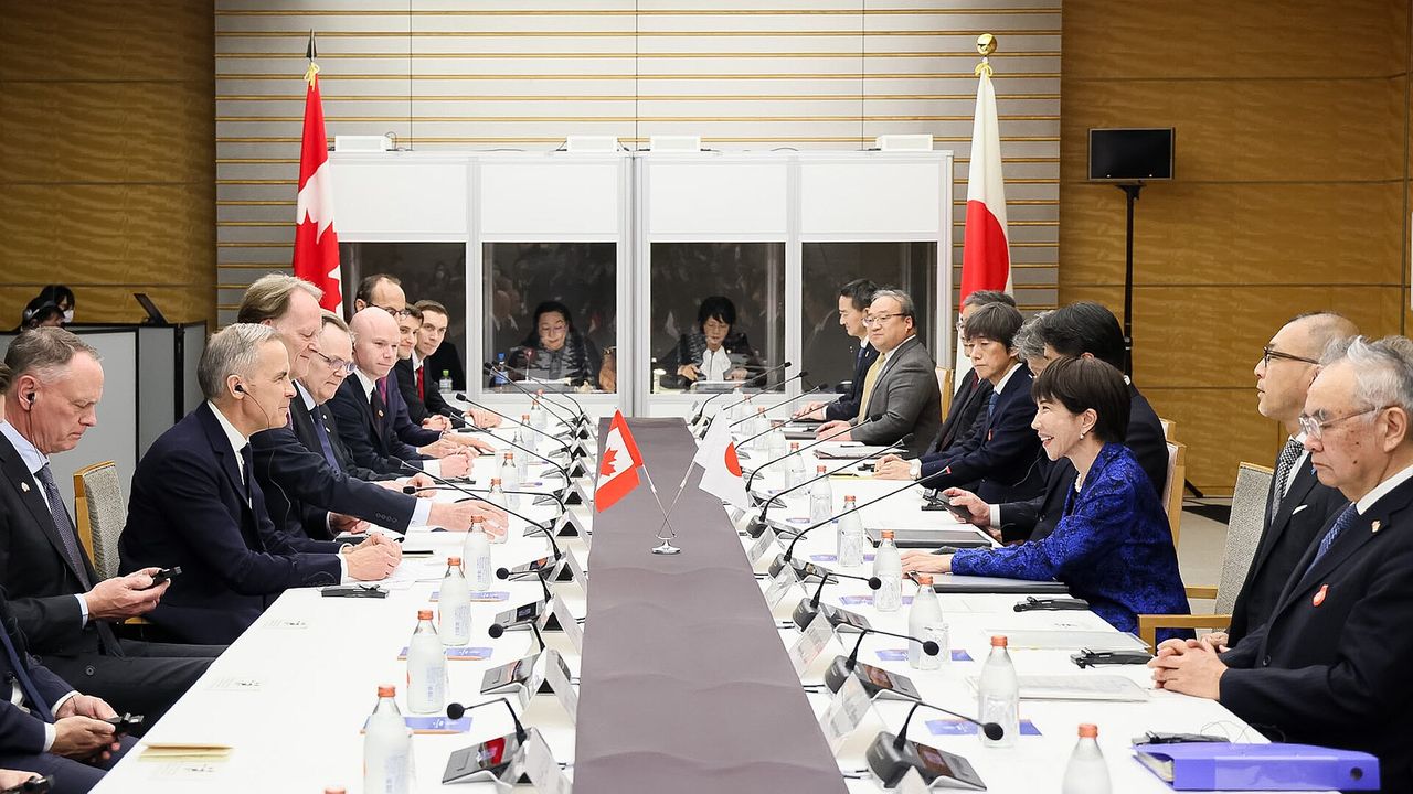 diplomacy（日加兩國雙邊外交會談實景）