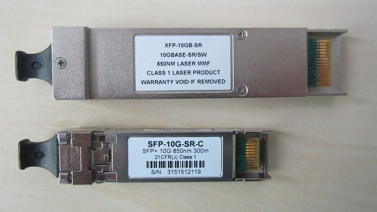 XFP 與 SFP 光收發模組