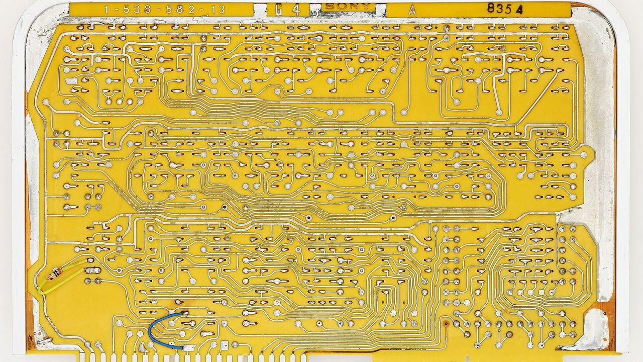 pcb（印刷電路板焊錫面實景特寫）