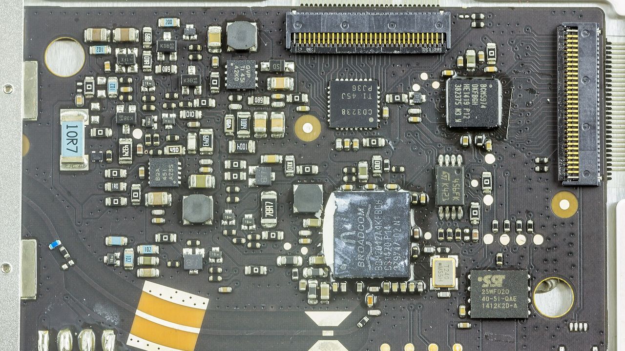 pcb(電子印刷電路板特寫實景)