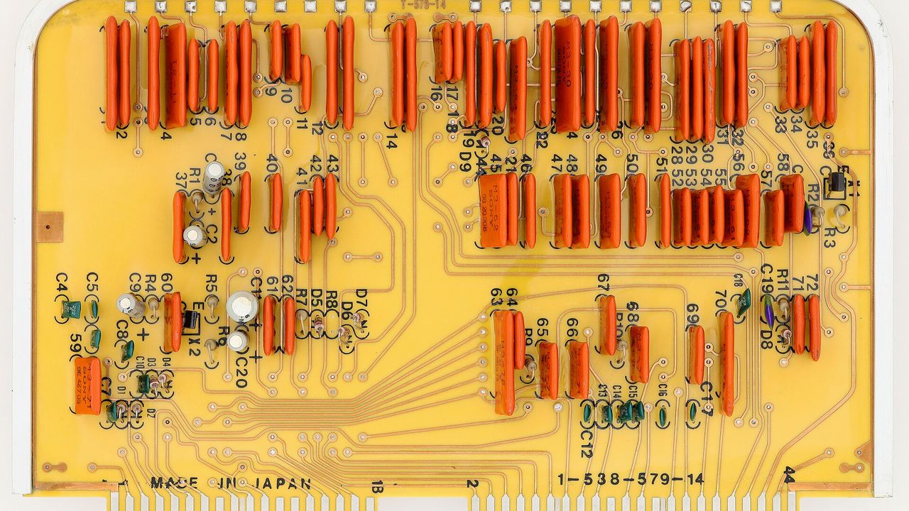 pcb（清晰完整的印刷電路板實景）