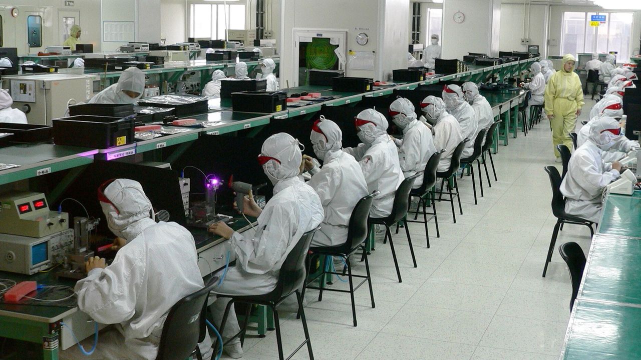 電子工廠產線