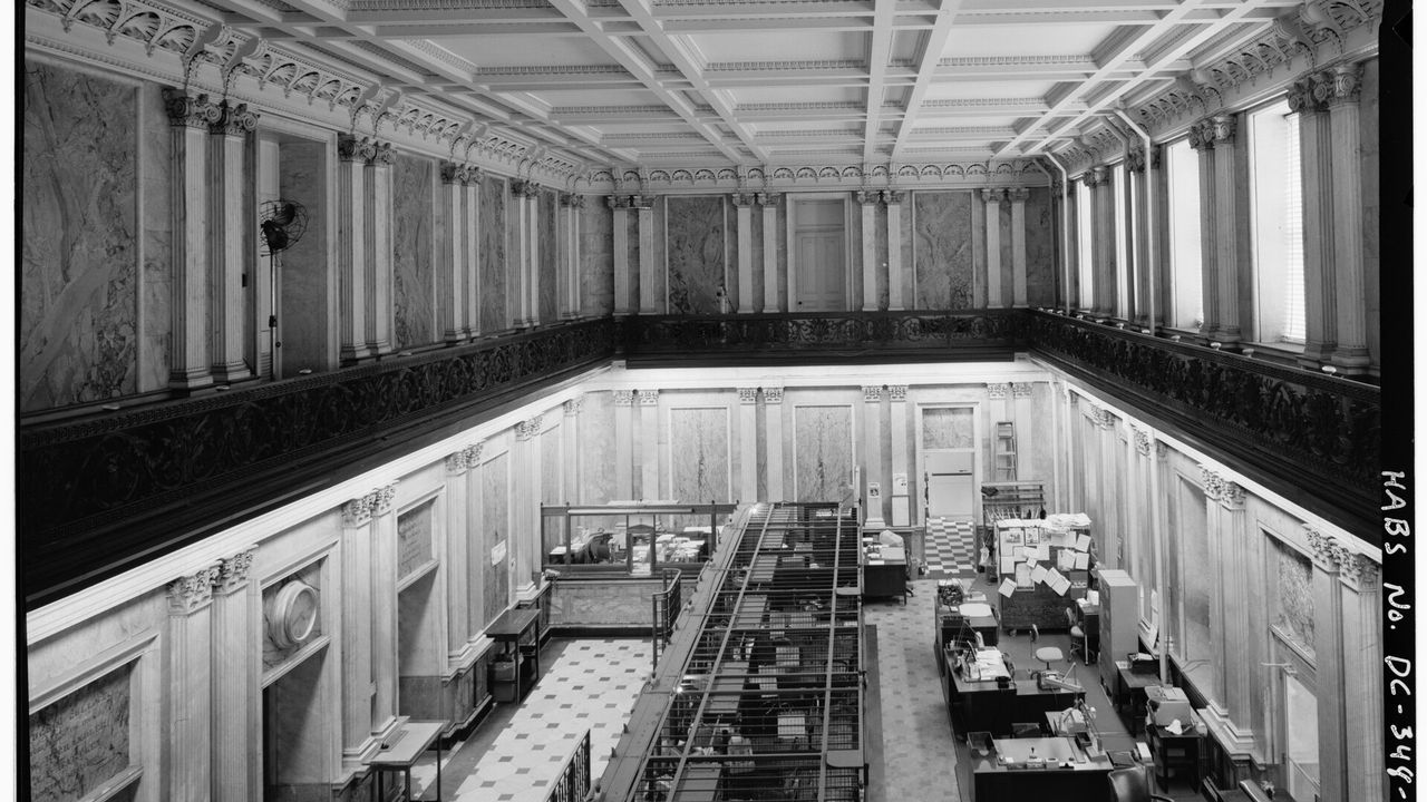 treasury（美國財政部大樓出納室實景）