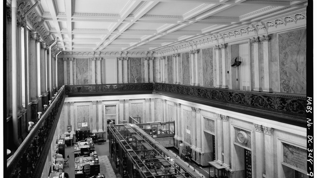 treasury(美國財政部大樓內部實景)
